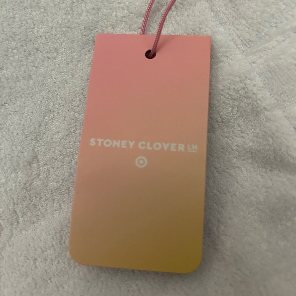 NWT White Terry cloth Stoney Clover Lane x Target Pouch - Picture 6 of 6